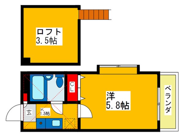 プルミエ壱番館の物件間取画像